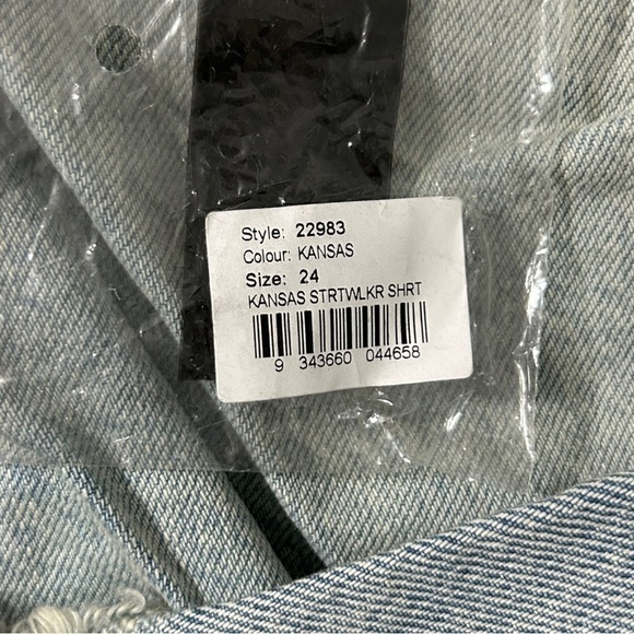 Oneteaspoon KANSAS HIGH-WAIST STREETWALKERS SHORTS - Picture 15 of 15